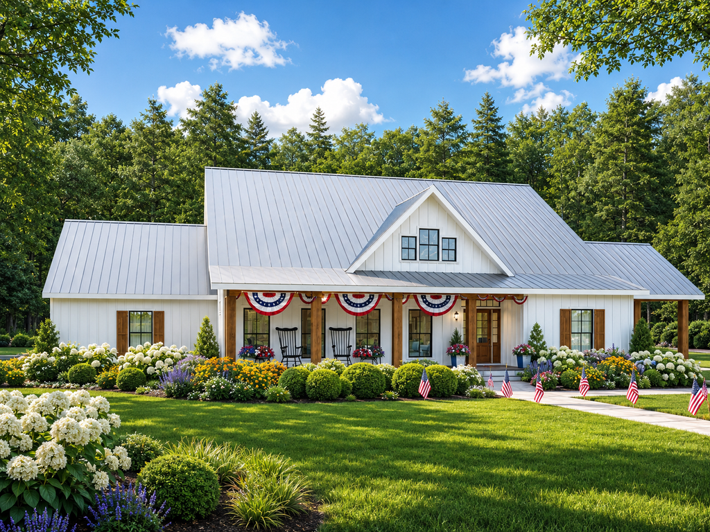 Exterior - Front Elevation 3 for Farmhouse House Plan #44-310 - 3 bed, 2 bath