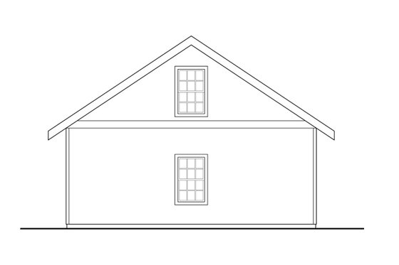 Exterior - Other Elevation for Traditional House Plan #124-1218, 0 bath