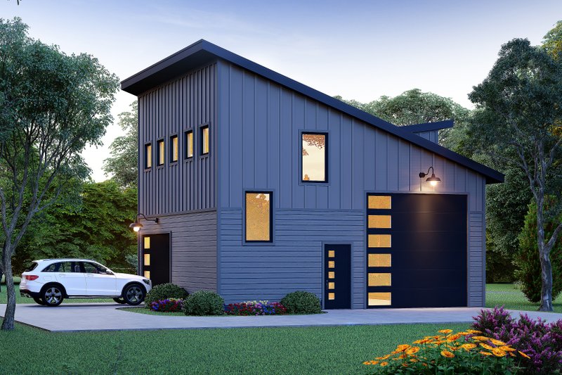 Home Plan - Contemporary Exterior - Front Elevation Plan #932-1010