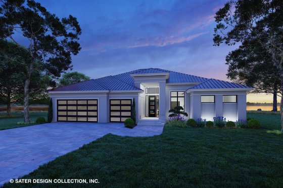 Exterior - Front Elevation 3 for Modern House Plan #930-528 - 3 bed, 3 bath