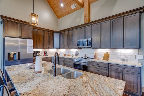 Interior - Kitchen for Craftsman House Plan #54-441 - 4 bed, 3 bath