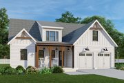 Farmhouse Style House Plan - 3 Beds 2 Baths 1627 Sq/Ft Plan #927-1043 