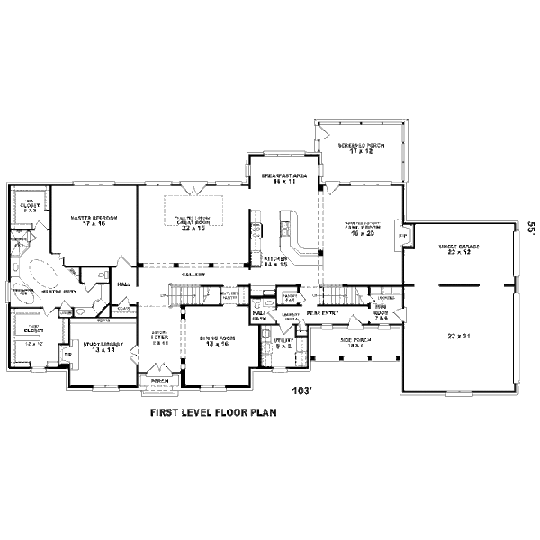 European Floor Plan - Main Floor Plan #81-13842