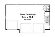 Craftsman Style House Plan - 1 Beds 1 Baths 644 Sq/Ft Plan #21-350 