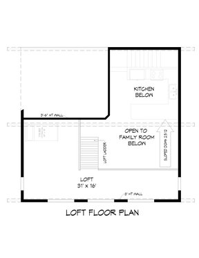 Floor Plan - Other Floor for Modern House Plan #932-422 - 3 bed, 2 bath