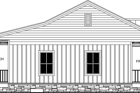 Exterior - Other Elevation for Craftsman House Plan #21-467 - 1 bed, 1.5 bath