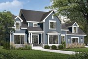 Colonial Style House Plan - 4 Beds 4.5 Baths 4177 Sq/Ft Plan #23-832 