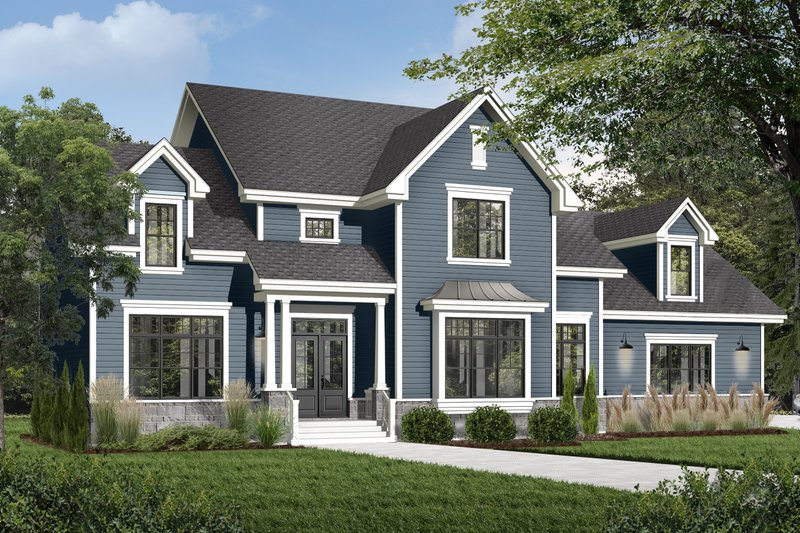 Home Plan - Colonial Exterior - Front Elevation Plan #23-832