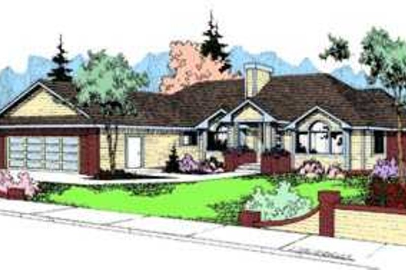 Home Plan - Traditional Exterior - Front Elevation Plan #60-488