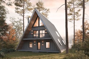 Architectural House Design - Cottage Exterior - Front Elevation Plan #1114-34