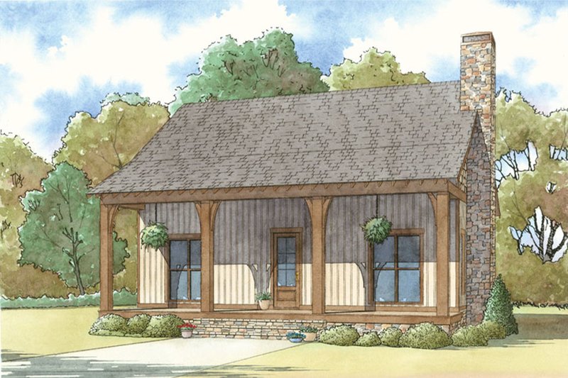 House Plan Design - Country Exterior - Front Elevation Plan #923-40