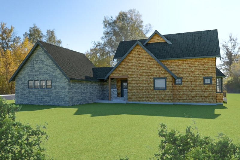 House Design - Exterior - Other Elevation 1 for Cottage House Plan #1070-213 - 2 bed, 2.5 bath