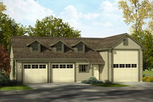 Traditional Exterior - Front Elevation Plan #124-996