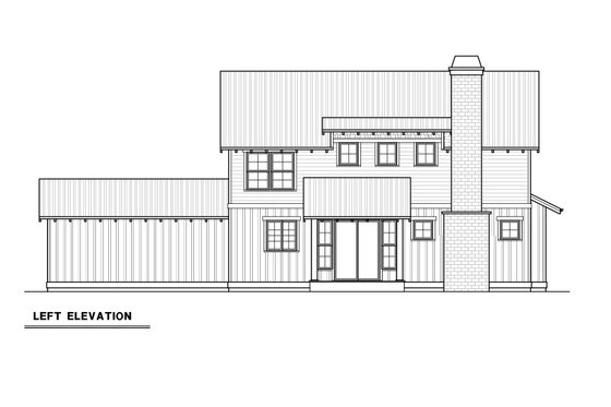 Exterior - Other Elevation for Farmhouse House Plan #1070-108 - 3 bed, 2.5 bath
