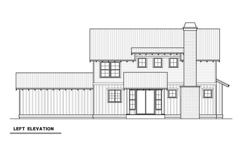 House Blueprint - Exterior - Other Elevation for Farmhouse House Plan #1070-108 - 3 bed, 2.5 bath