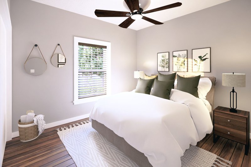 Home Plan - Interior - Bedroom for Farmhouse House Plan #44-227 - 3 bed, 2 bath