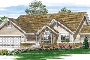 Traditional Exterior - Front Elevation Plan #47-254