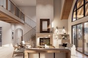 Contemporary Style House Plan - 4 Beds 5 Baths 4754 Sq/Ft Plan #1114-5 