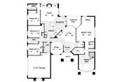 European Style House Plan - 4 Beds 3 Baths 2454 Sq/Ft Plan #417-269 