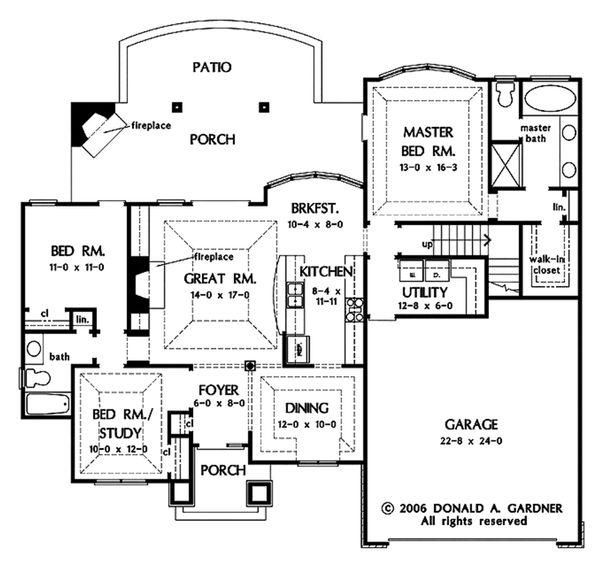 Home Plan - European Floor Plan - Main Floor Plan #929-59