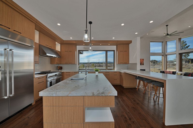 House Blueprint - Interior - Kitchen 2 for Contemporary House Plan #892-35 - 3 bed, 3.5 bath