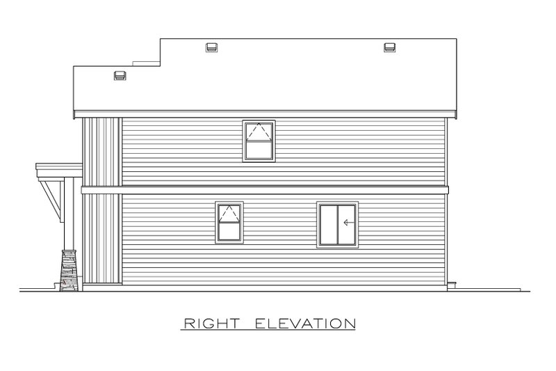 Home Plan - Exterior - Other Elevation for Contemporary House Plan #1100-55 - 4 bed, 2.5 bath