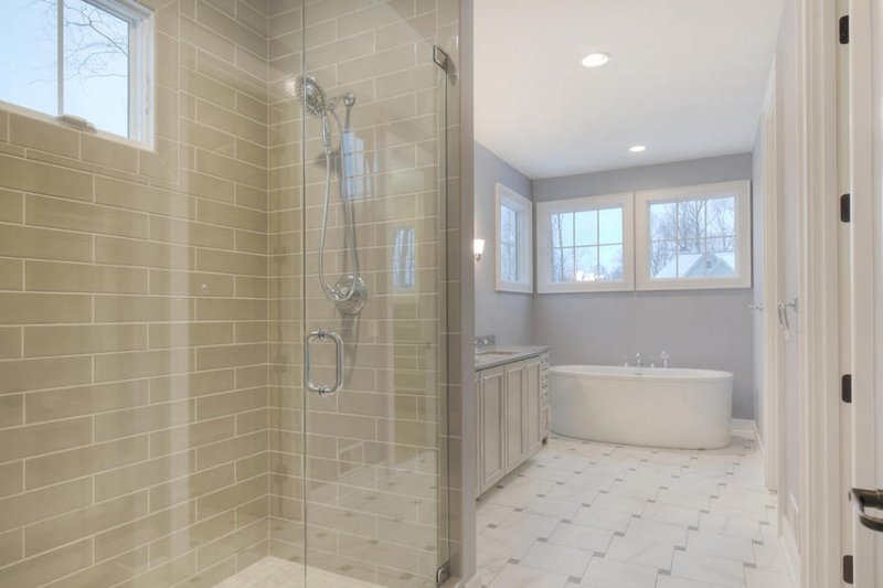 Architectural House Design - Interior - Master Bathroom 1 for Tudor House Plan #901-119 - 5 bed, 3.5 bath