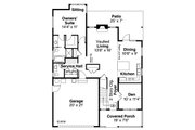 Cottage Style House Plan - 3 Beds 2.5 Baths 1798 Sq/Ft Plan #124-1036 