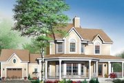 Country Style House Plan - 3 Beds 2.5 Baths 1898 Sq/Ft Plan #23-549 