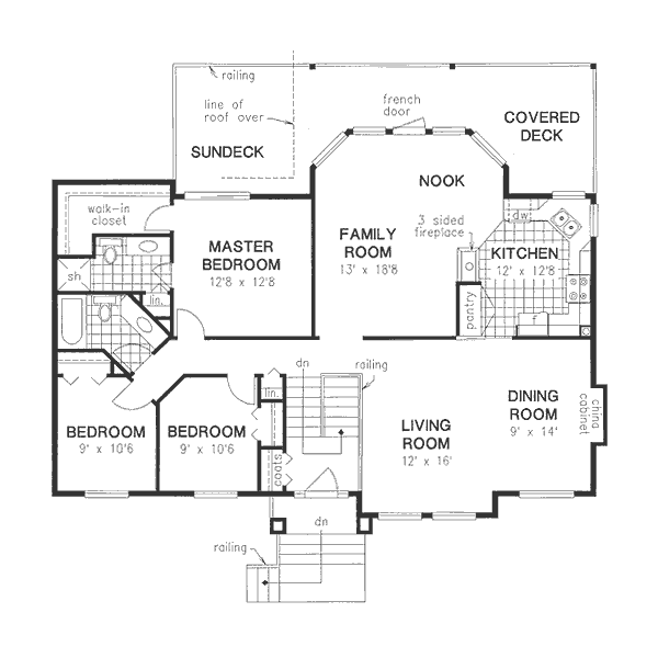 Dream House Plan - European Floor Plan - Main Floor Plan #18-9326