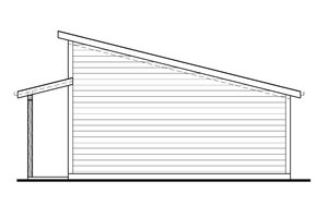 Exterior - Other Elevation for Farmhouse House Plan #1073-42 - 1 bed, 1 bath