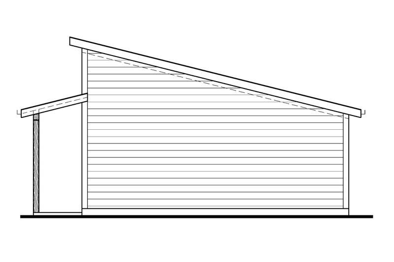 Home Plan - Exterior - Other Elevation for Farmhouse House Plan #1073-42 - 1 bed, 1 bath