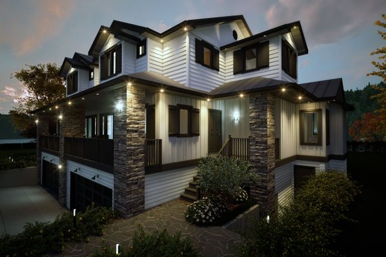 Exterior - Other Elevation 1 for Farmhouse House Plan #1101-18 - 3 bed, 3.5 bath