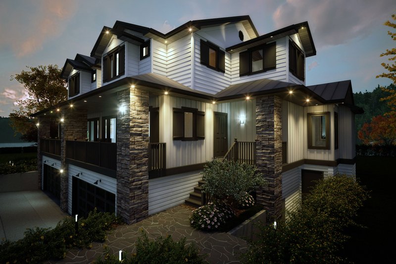 House Plan Design - Exterior - Other Elevation 1 for Farmhouse House Plan #1101-18 - 3 bed, 3.5 bath