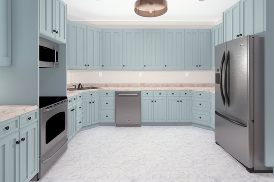 Interior - Kitchen for Craftsman House Plan #1060-305 - 3 bed, 2 bath