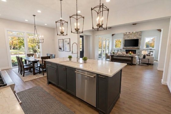 Interior - Kitchen 2 for Farmhouse House Plan #51-1549 - 4 bed, 3.5 bath