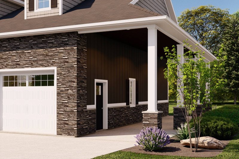 House Plan Design - Exterior - Covered Porch for Country House Plan #1064-219, 0 bath
