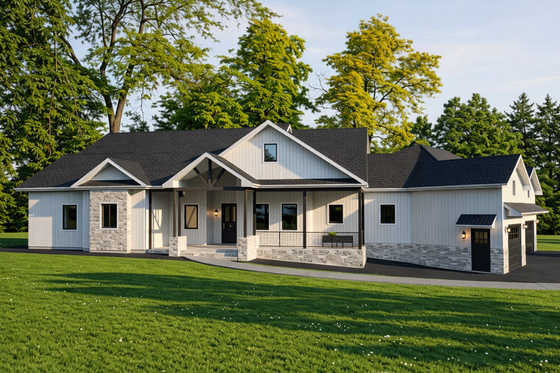 Photo 3 for Farmhouse House Plan #1109-30 - 4 bed, 3.5 bath