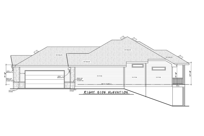 Home Plan - Exterior - Other Elevation 1 for Craftsman House Plan #20-2367 - 4 bed, 4 bath