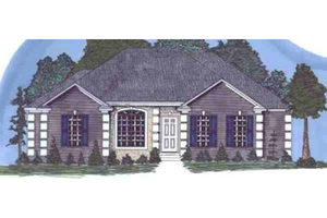 Traditional Exterior - Front Elevation Plan #69-165