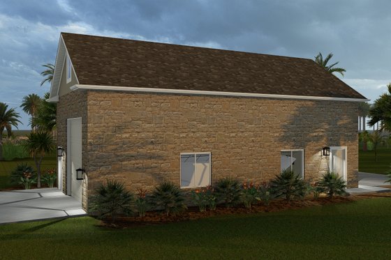Exterior - Other Elevation 1 for Traditional House Plan #1060-88, 0 bath