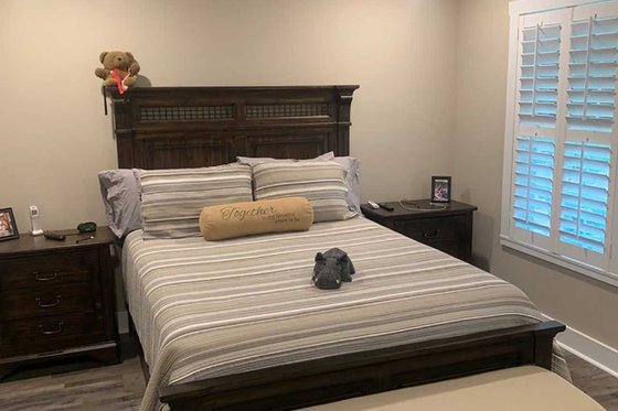 Interior - Bedroom for Cottage House Plan #44-165 - 2 bed, 2 bath