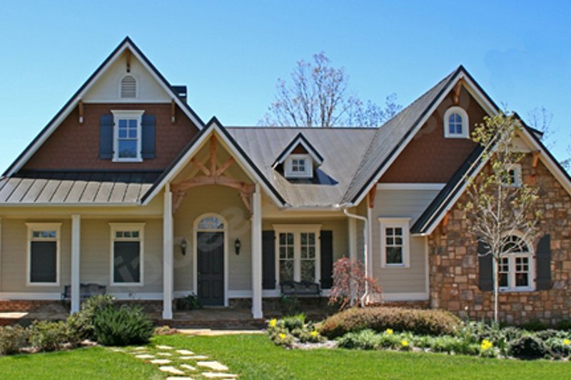 Architectural House Design - Exterior - Other Elevation for Cottage House Plan #54-137 - 4 bed, 3.5 bath