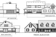 Traditional Style House Plan - 4 Beds 2.5 Baths 2487 Sq/Ft Plan #101-205 