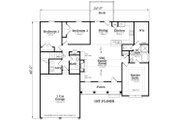 Craftsman Style House Plan - 3 Beds 2 Baths 1566 Sq/Ft Plan #419-104 