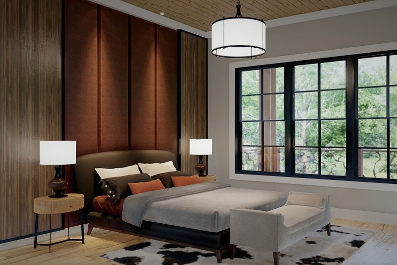Dream House Plan - Interior - Master Bedroom for Country House Plan #54-453 - 4 bed, 4.5 bath