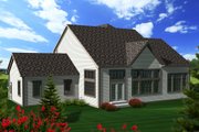 Tudor Style House Plan - 3 Beds 2.5 Baths 2393 Sq/Ft Plan #70-1139 