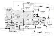 Farmhouse Style House Plan - 5 Beds 5.5 Baths 4838 Sq/Ft Plan #1088-1 