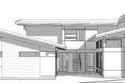 Modern Style House Plan - 3 Beds 2.5 Baths 2237 Sq/Ft Plan #895-158 