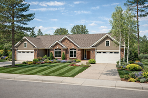 Traditional Exterior - Front Elevation Plan #20-2063